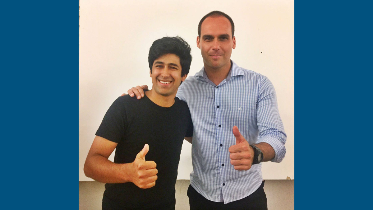 Lucas Amaral e Eduardo Bolsonaro: Encontro em Pariquera-Açu em 2017 Reforçou Compromisso com a Segurança Pública